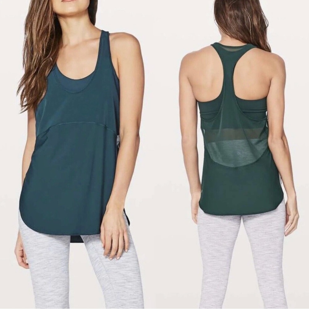 Lululemon 2-in-1 Mesh Sports Bra Tank